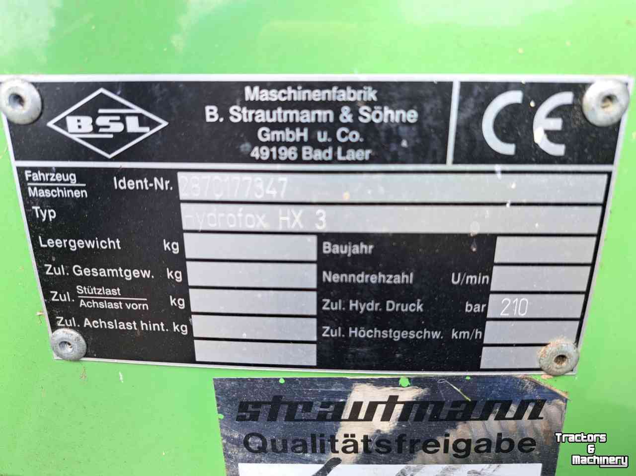 Désileuse à bloc Strautmann HX3