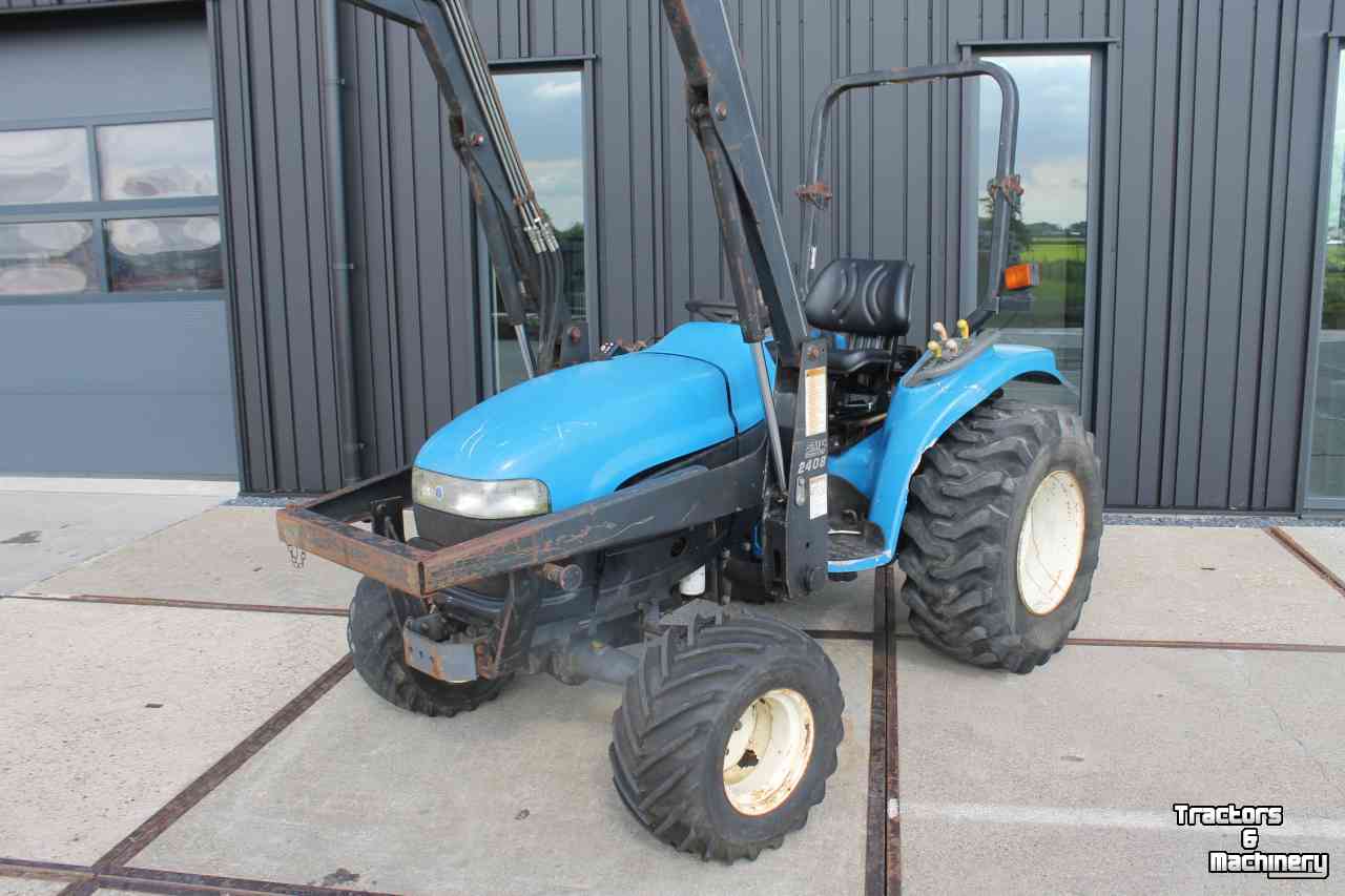 Tracteur pour horticulture New Holland TC25D (Shibaura ST324H) hydrostaat minitrekker tractor met voorlader frontlader