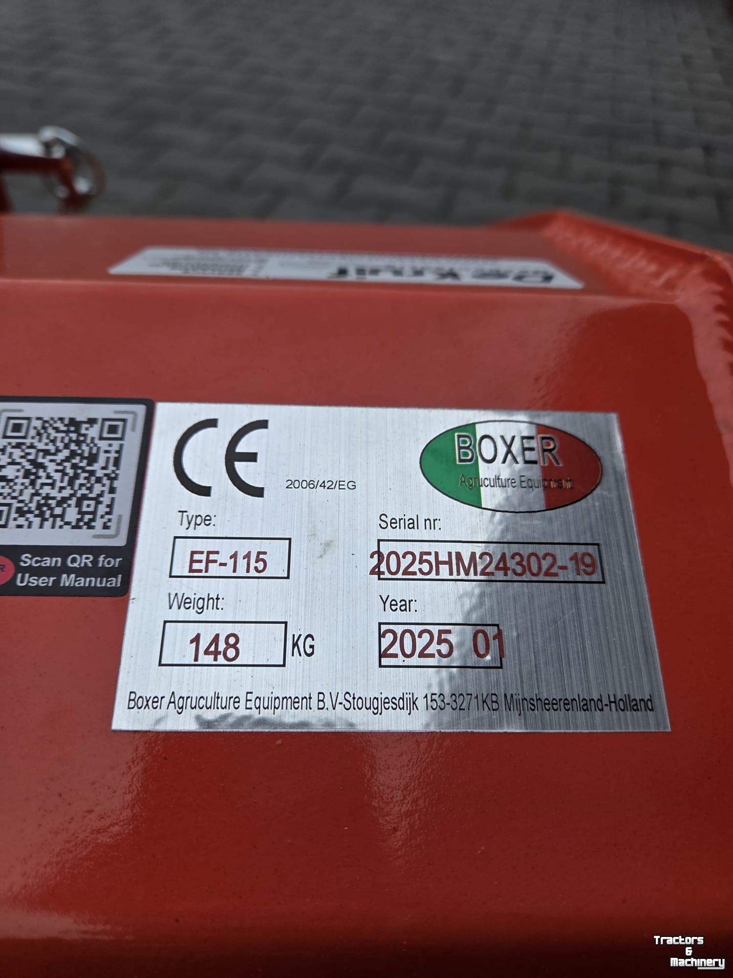 Rotobroyeur Boxer Klepelmaaier Boxer EF-115 nieuw