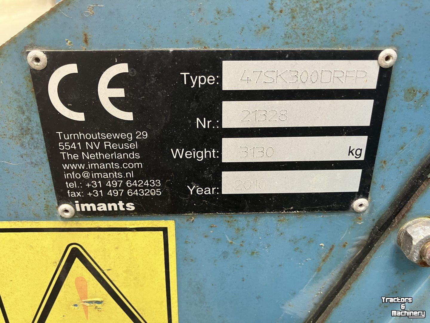 Machine à bêcher Imants 47 SK300 DRFP spitmachine