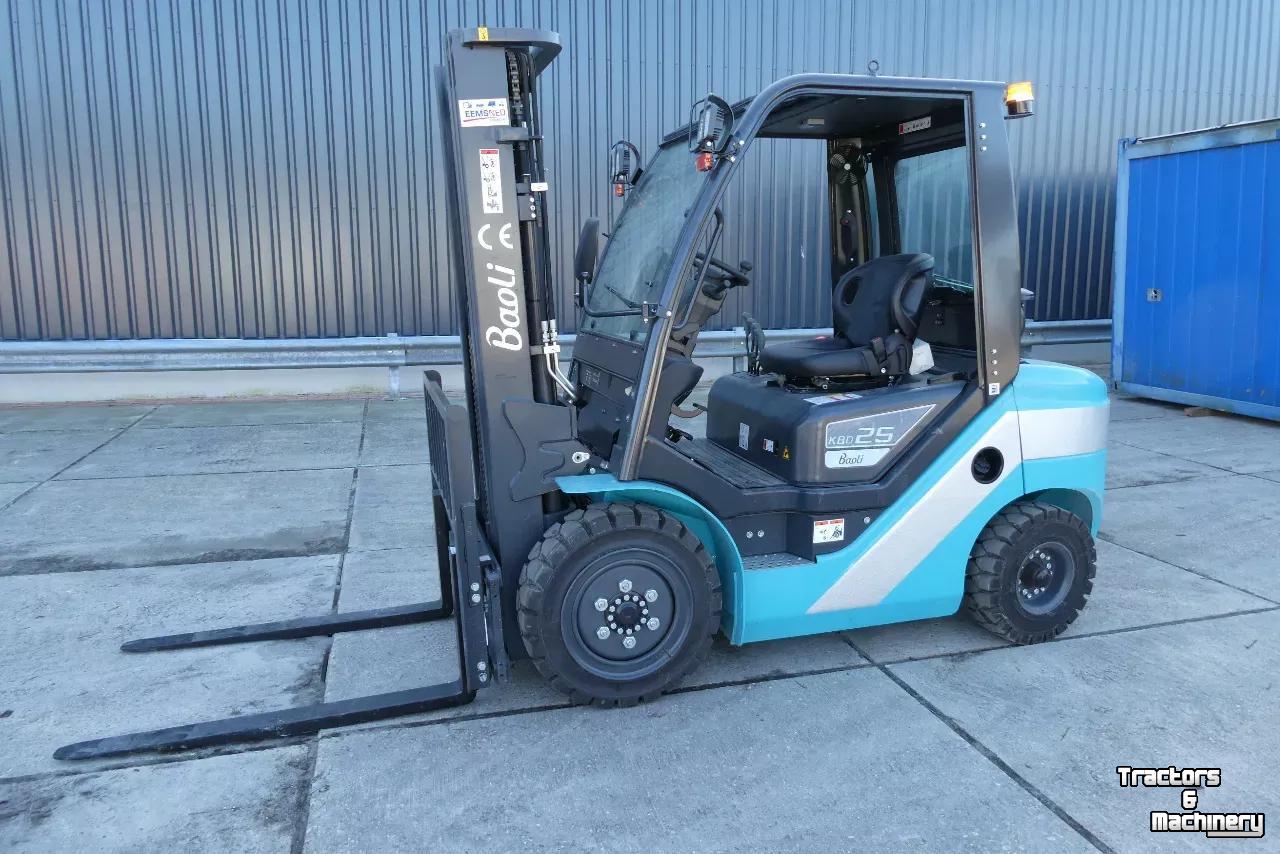 Chariot élévateur Baoli Diesel Overjarig weinig uren!! Lease &euro; 345,-- p/m!!* KBD25 halfcabine!!