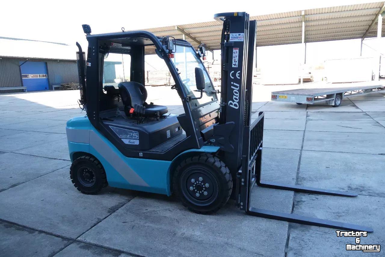 Chariot élévateur Baoli Diesel Overjarig weinig uren!! Lease &euro; 345,-- p/m!!* KBD25 halfcabine!!