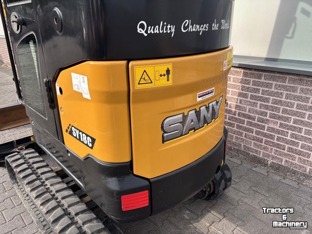 Mini pelleteuse Sany SY18C
