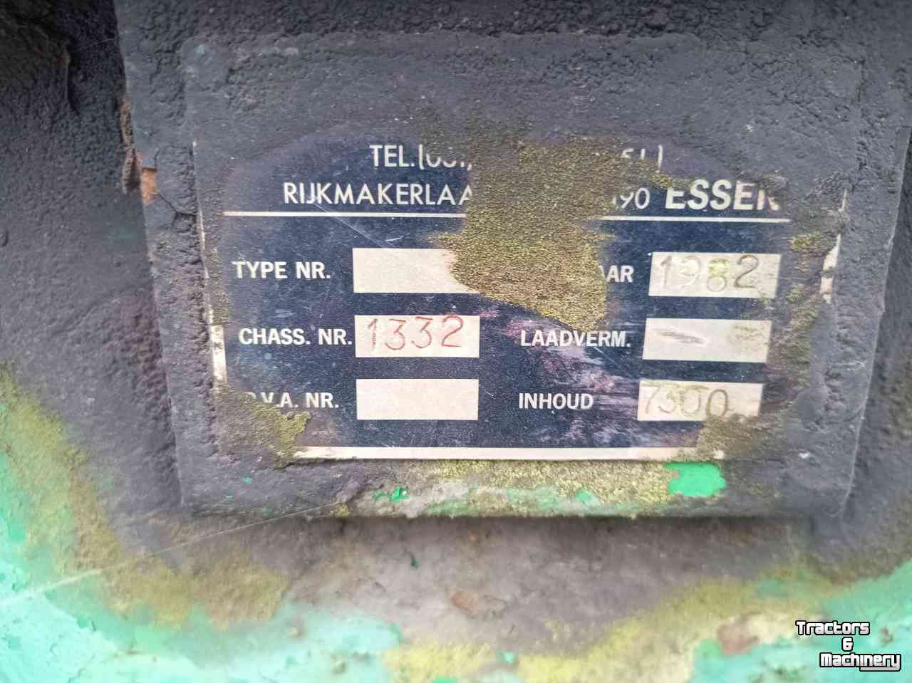 Tonneau de lisier Ipsam 7300