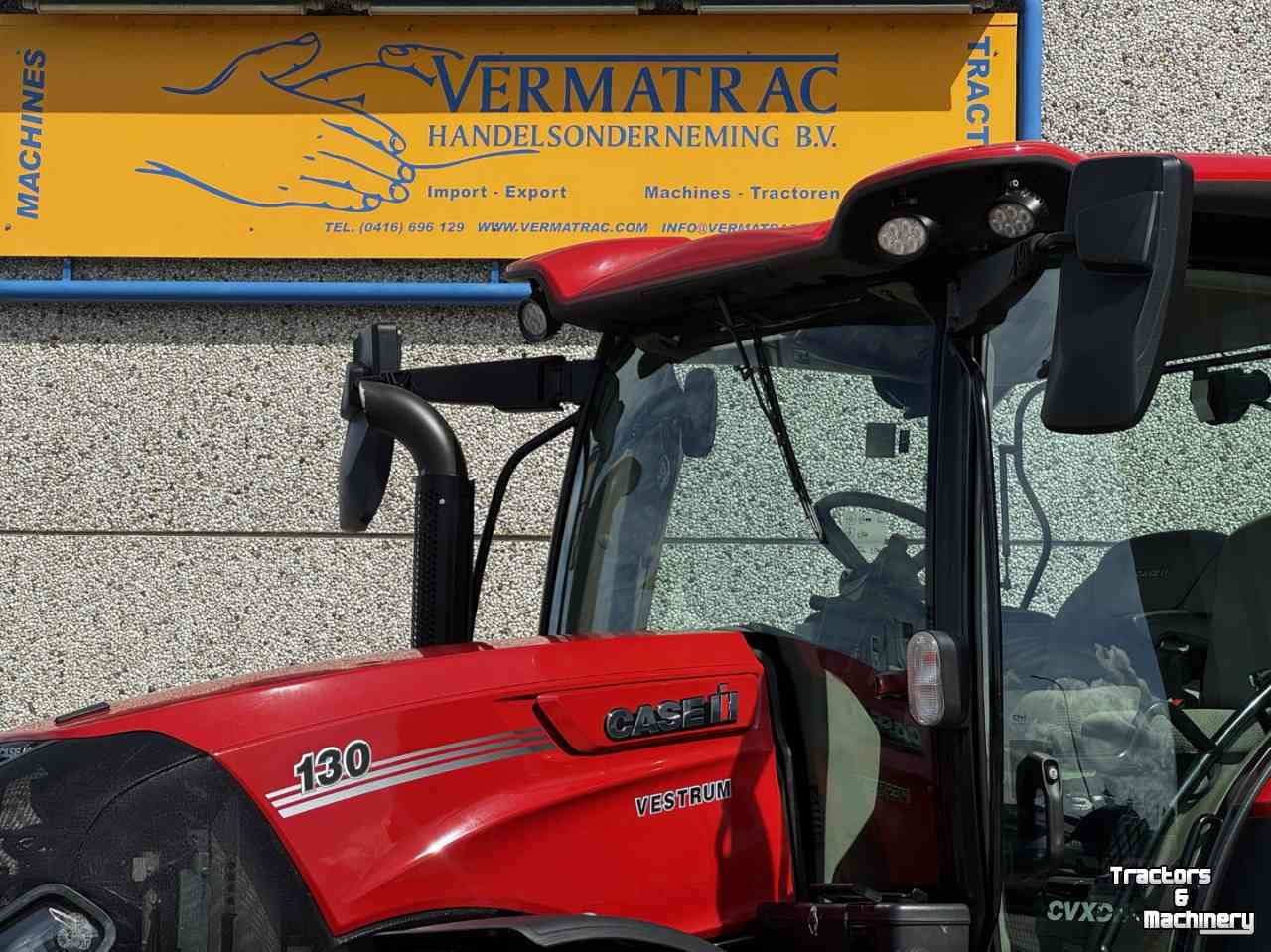 Tracteur Case-IH Vestrum 130CVX vario Stage V  Lucht Hydr rem dakluik vol geveerd