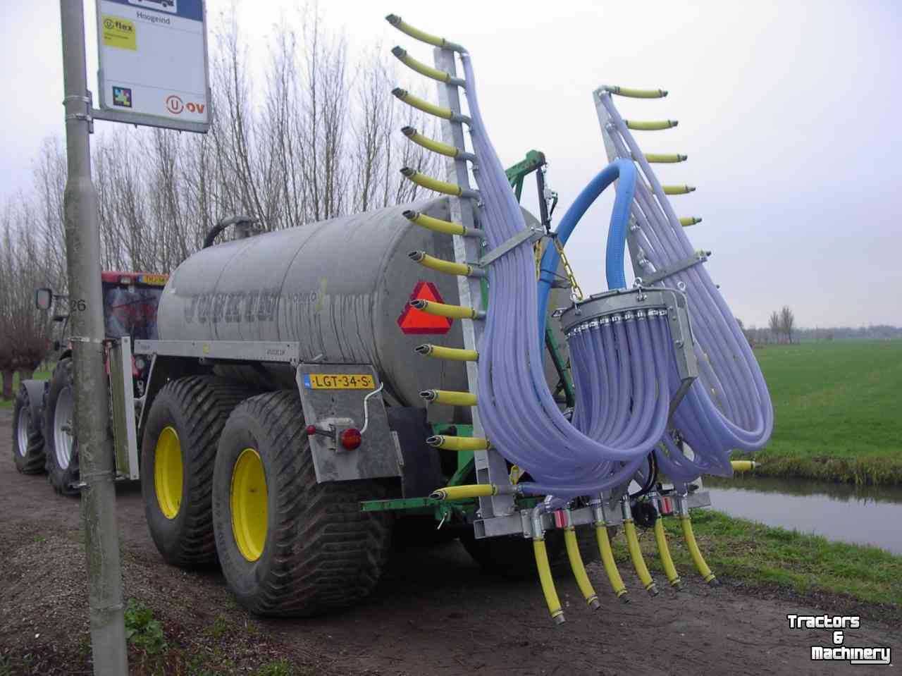Injecteur de prairie De With Sleepvoet bemester