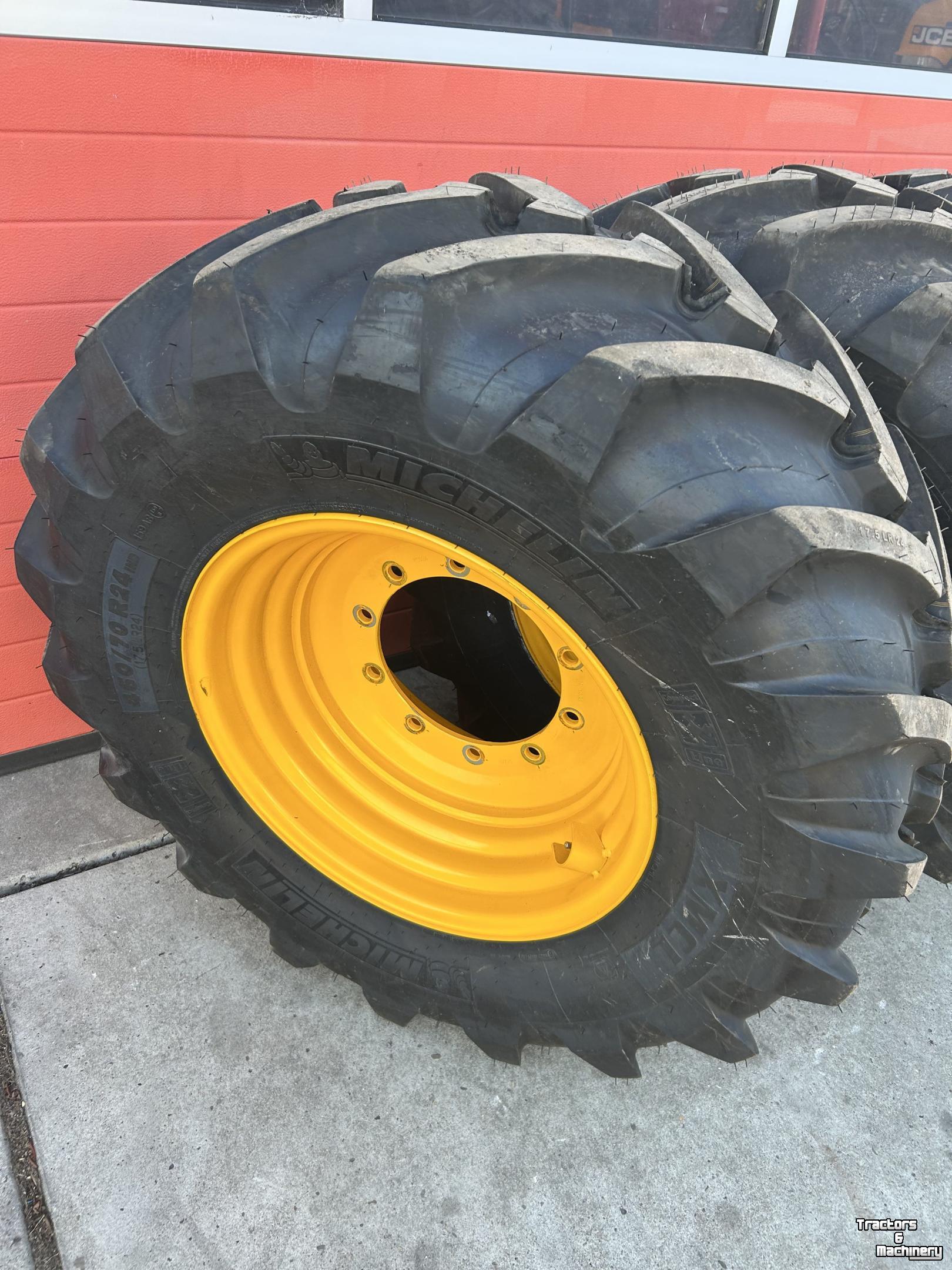 Roues, Pneus, Jantes, Barillets Jumelage Michelin MICHELIN 460/70R24 MICHELIN XMCL op velg