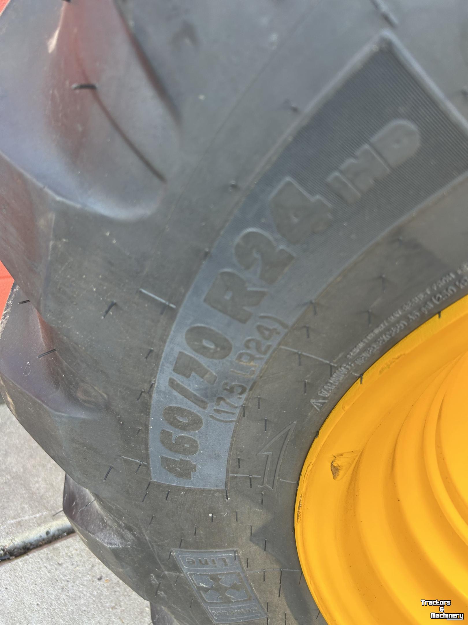 Roues, Pneus, Jantes, Barillets Jumelage Michelin MICHELIN 460/70R24 MICHELIN XMCL op velg