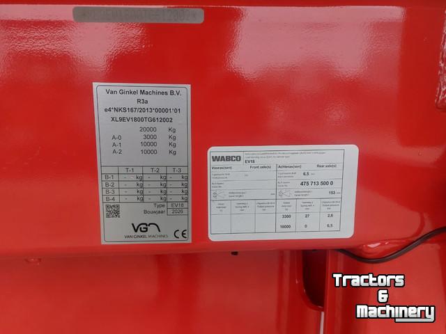 Benne agricole VGM VGM EV18 Kipwagen