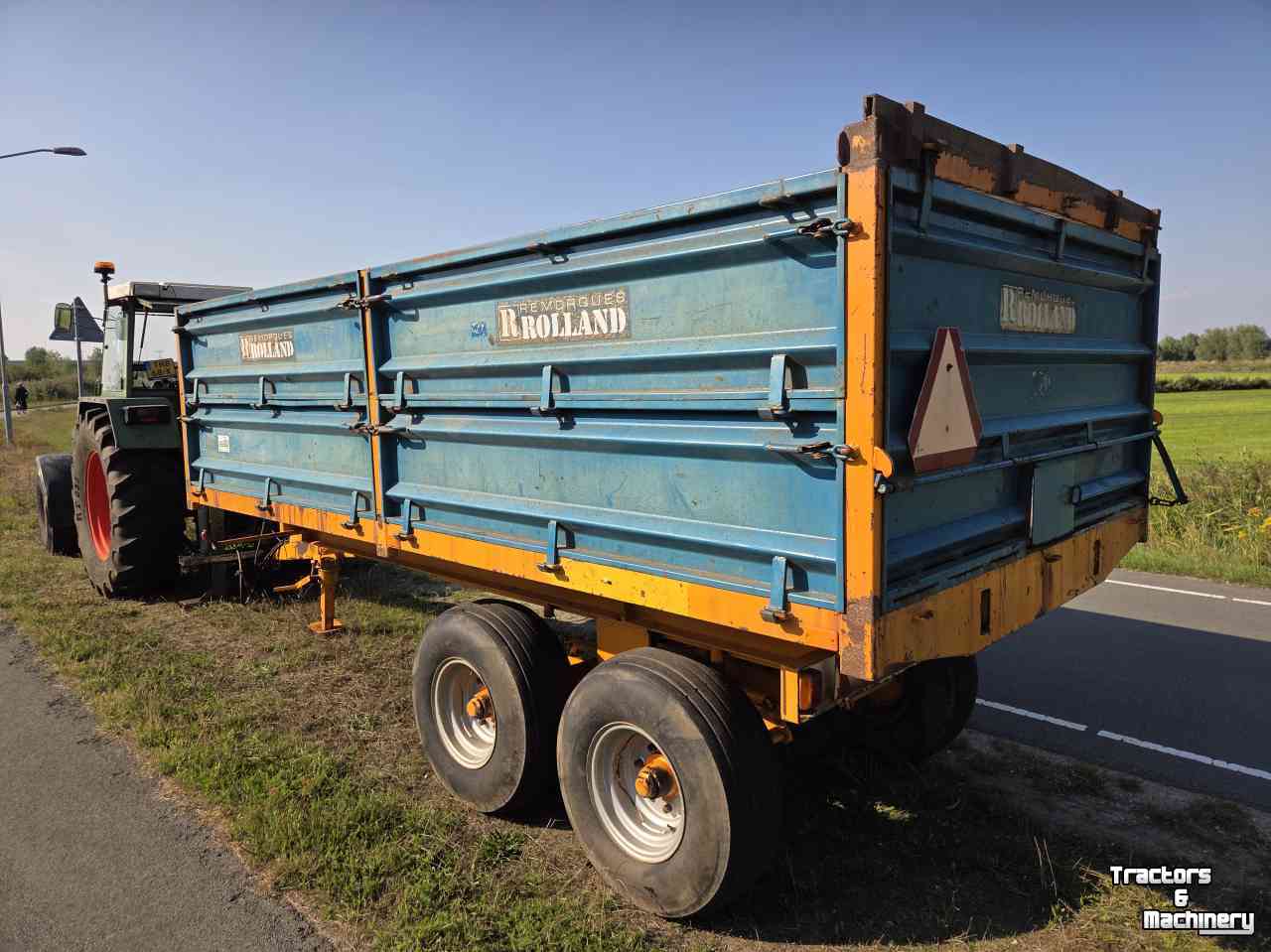 Benne agricole Rolland Bh90 9 tons tandemas kipper