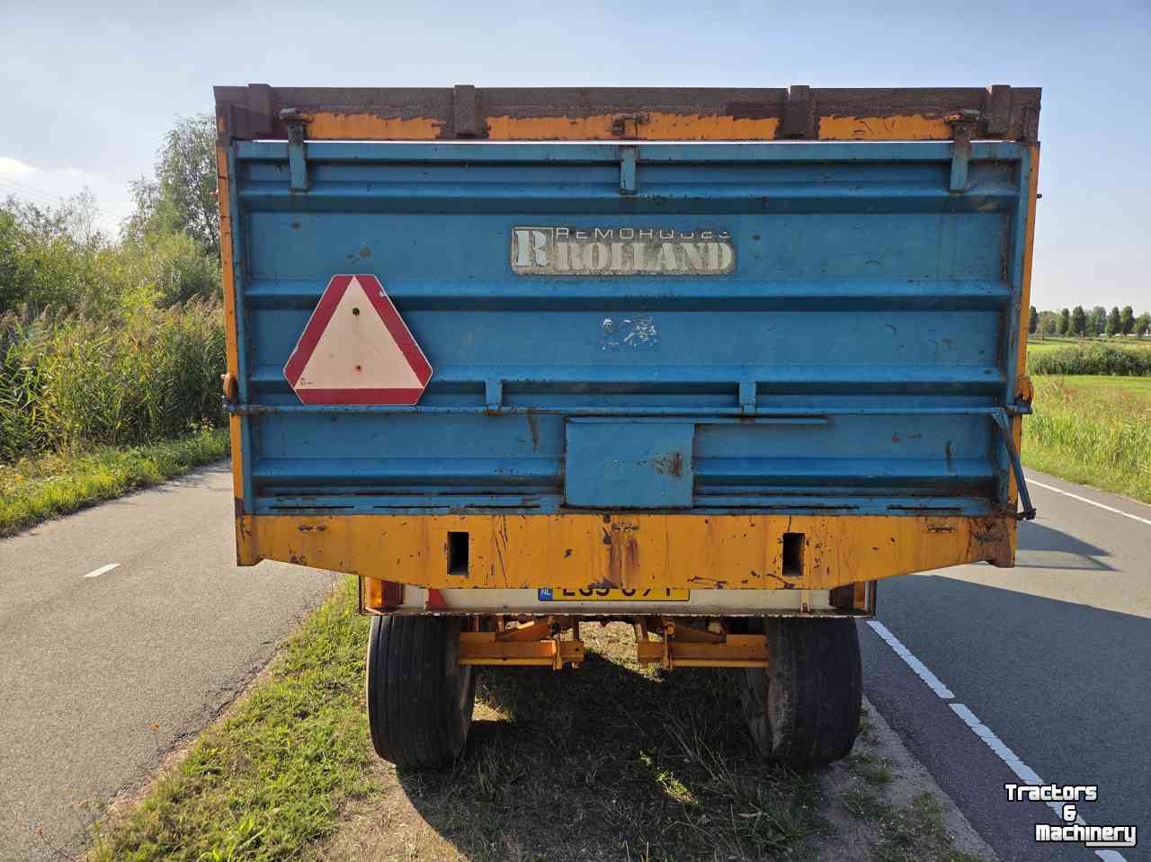 Benne agricole Rolland Bh90 9 tons tandemas kipper