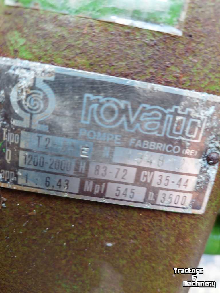 Pompe d‘irrigation Rovatti T2-85E