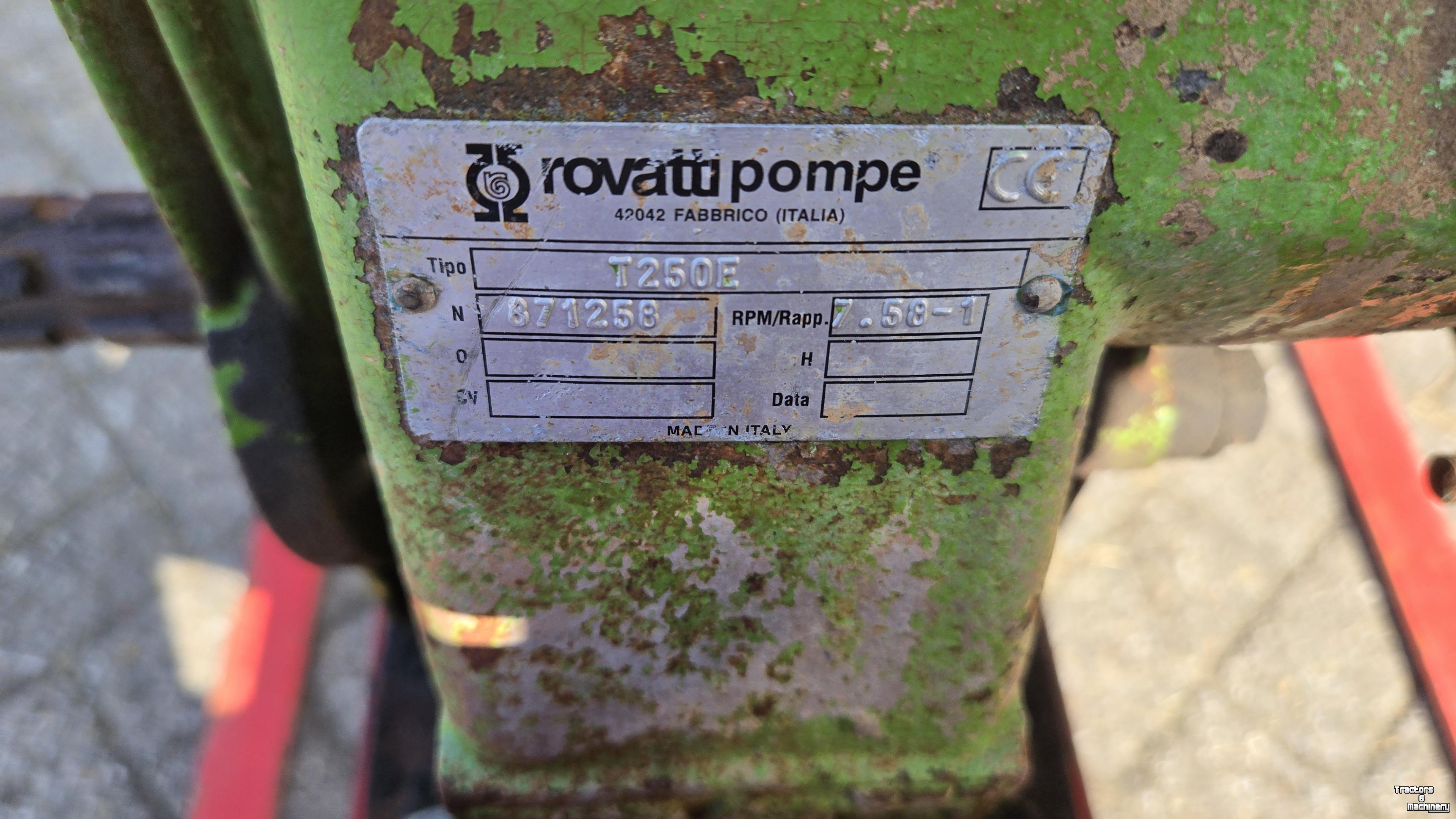 Pompe d‘irrigation Rovatti Rovatti aftakaspomp