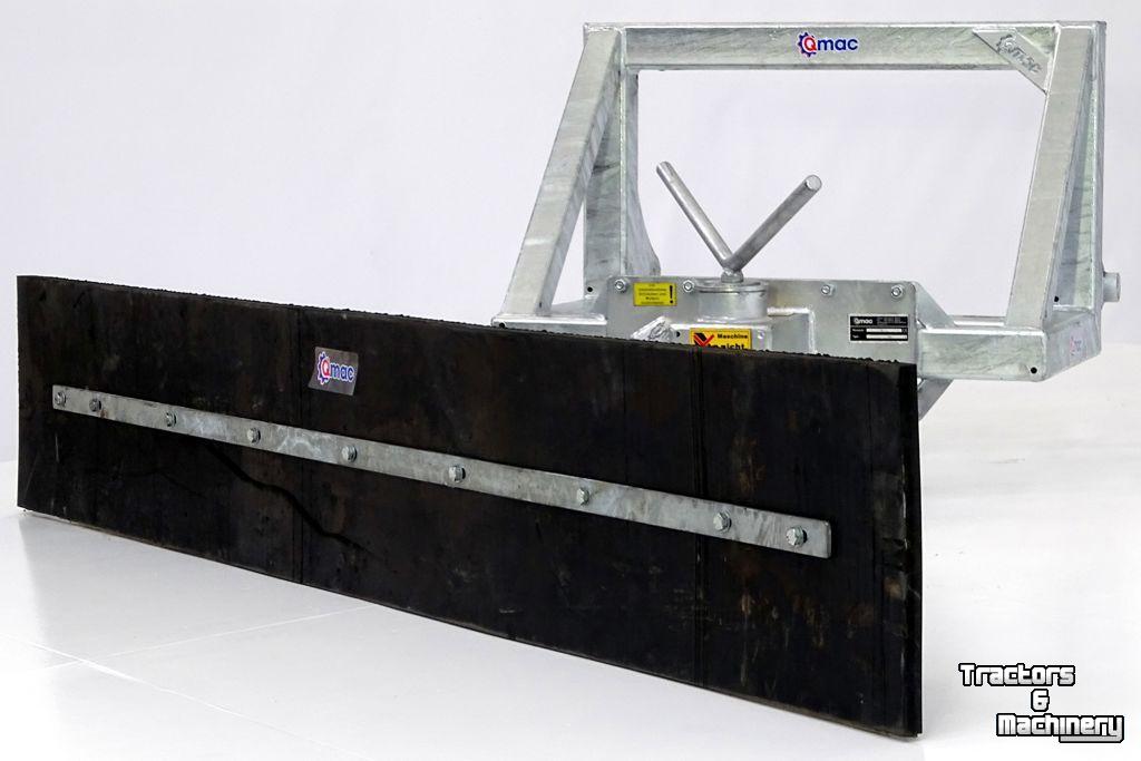 Rabot caoutchouc Qmac 240 MECH SCHUIN TEREX TL65 - TL70