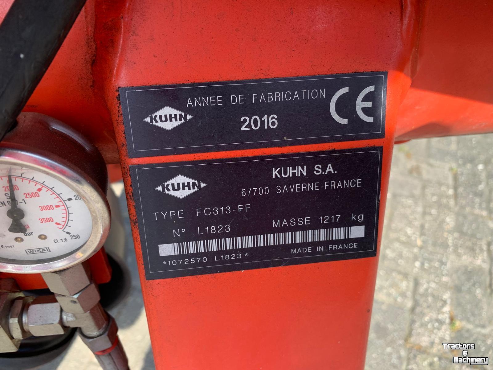 Faucheuse Kuhn 313