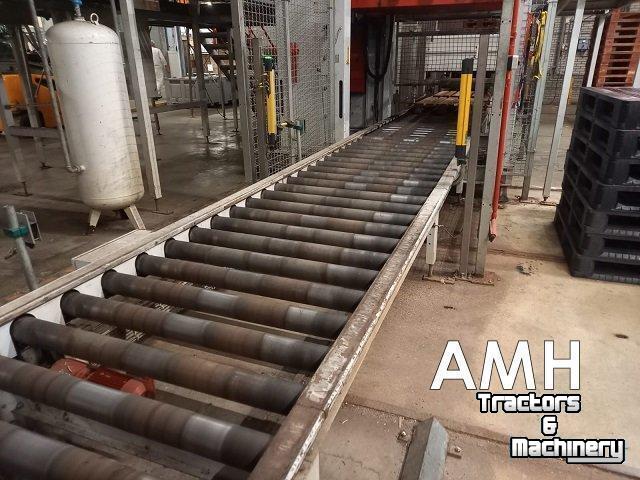 Autres matériel de convoyage et accessoires Borst Palletwikkelaar pallet rollenbaan folie wikkelaar Borst Mustang