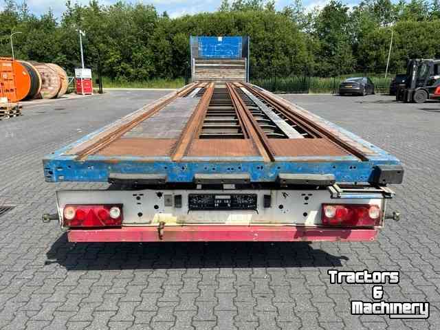 Remorque pour camion Schmitz Cargobull, Fruehauf container chassis, LAG container chassis / kipper