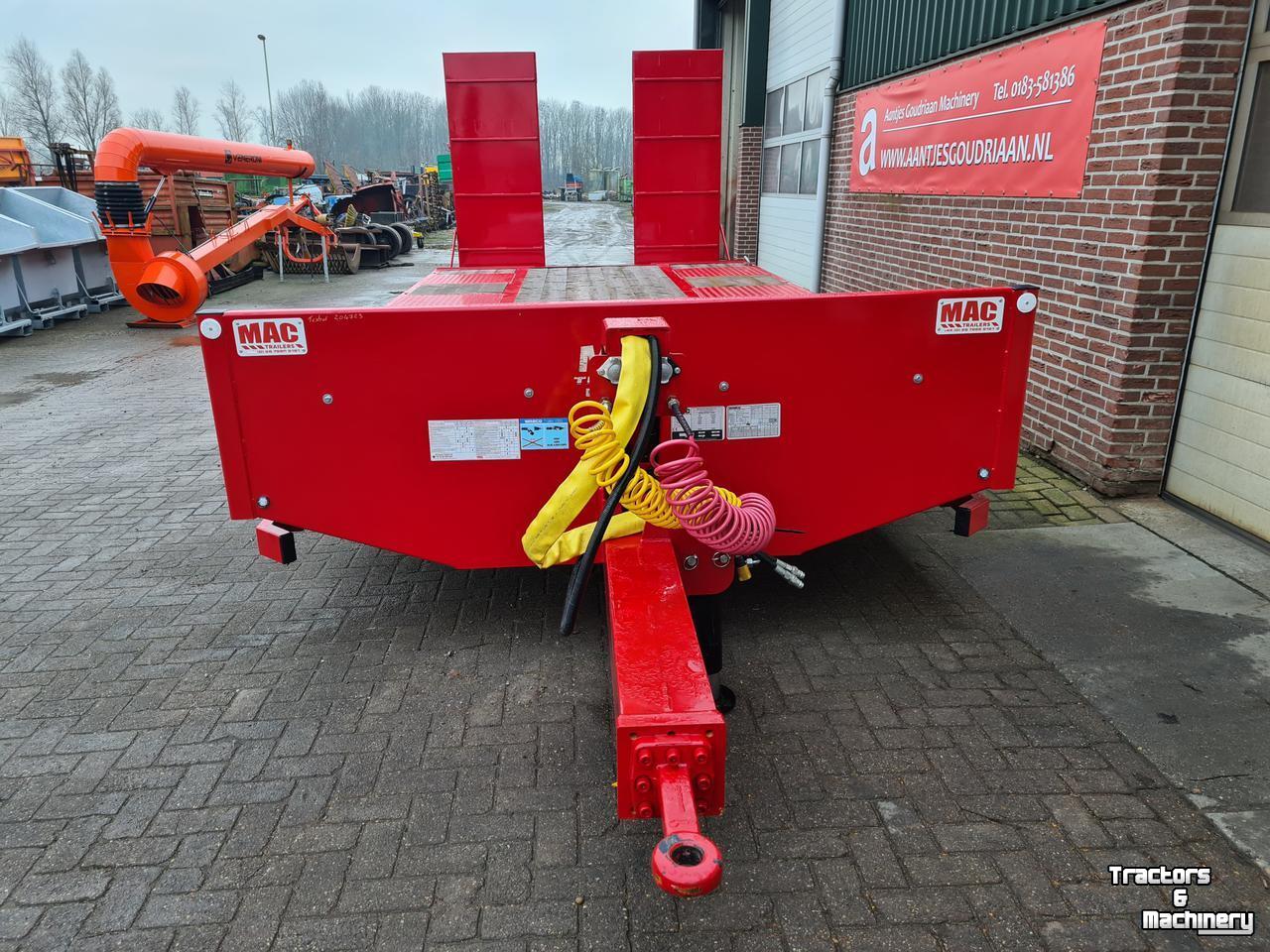 Remorque porte-machines AGM Mac 16 premium oprijwagen
