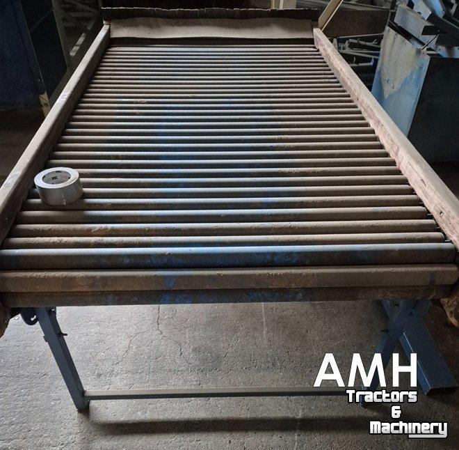 Convoyeur  2200X1100 rollenleestafel, Roller inspection belt, Rollenverlesetisch