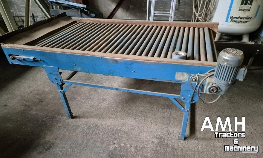 Convoyeur  2200X1100 rollenleestafel, Roller inspection belt, Rollenverlesetisch