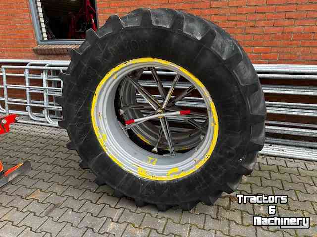 Roues, Pneus, Jantes, Barillets Jumelage Michelin 540/65x38 Dubbellucht set 5-ster