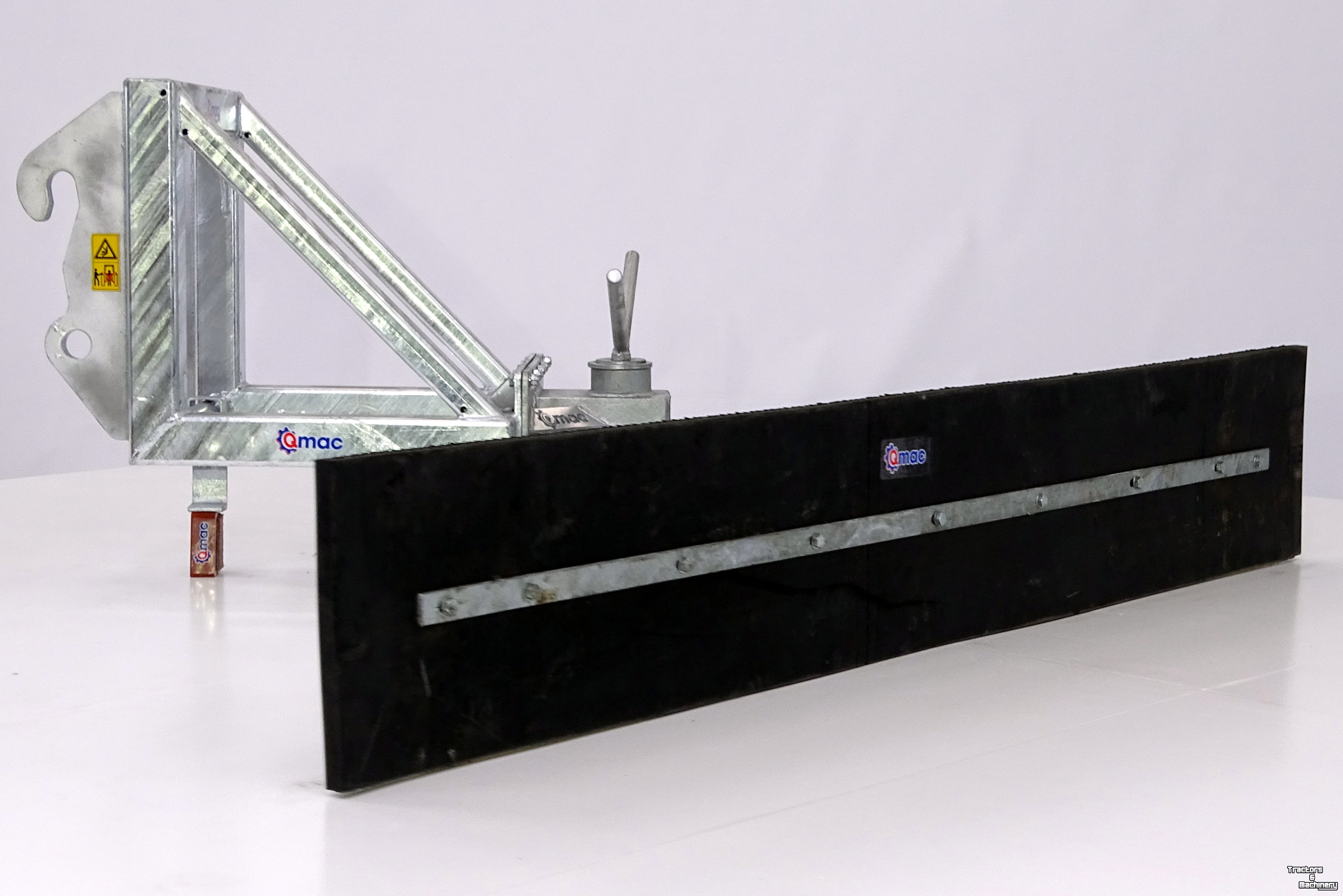 Rabot caoutchouc Qmac Modulaire schuifbalk met canvas rubbermat