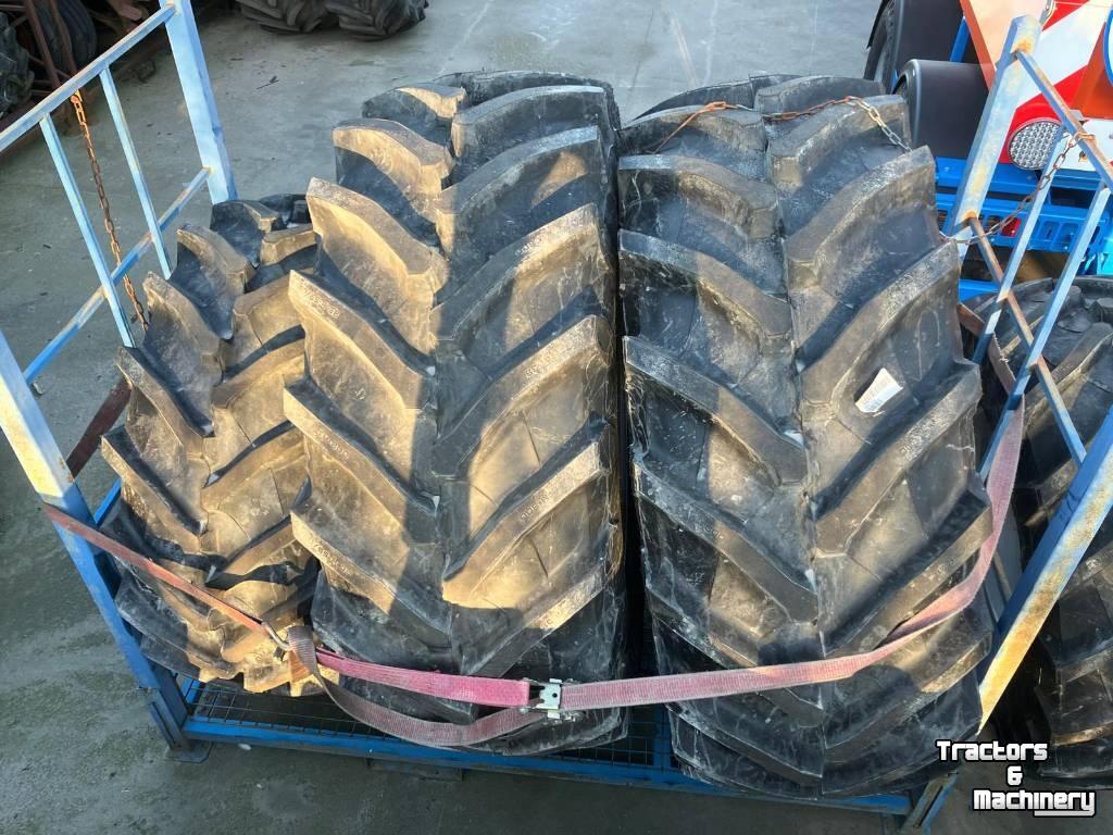 Roues, Pneus, Jantes, Barillets Jumelage Trelleborg TM800 650/65R38 en 540/65R28 Banden