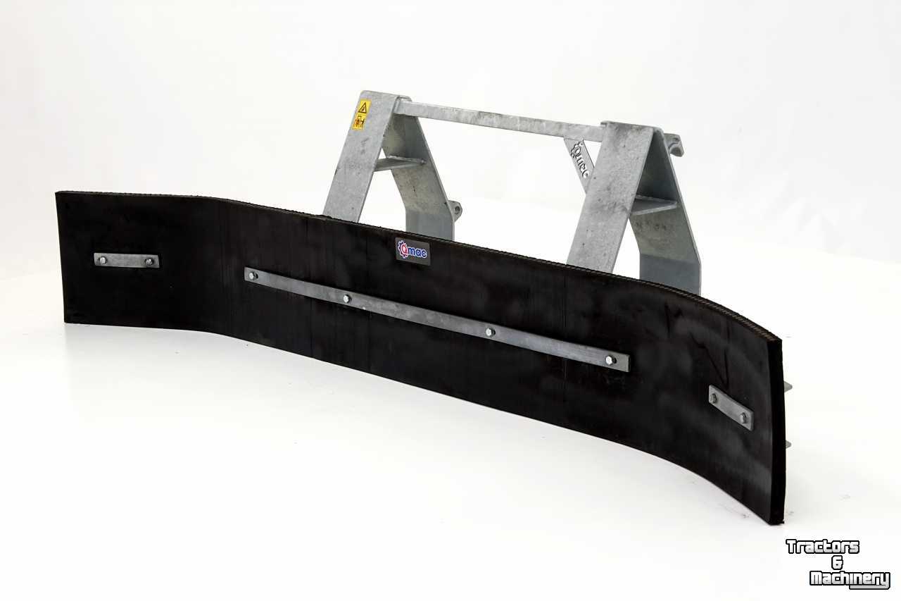 Rabot caoutchouc Qmac Rubberschuif 270 met EURO aankoppeling Erfschuif / Modderschuif /