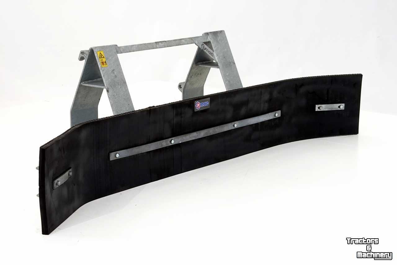 Rabot caoutchouc Qmac Rubberschuif 270 met EURO aankoppeling Erfschuif / Modderschuif /