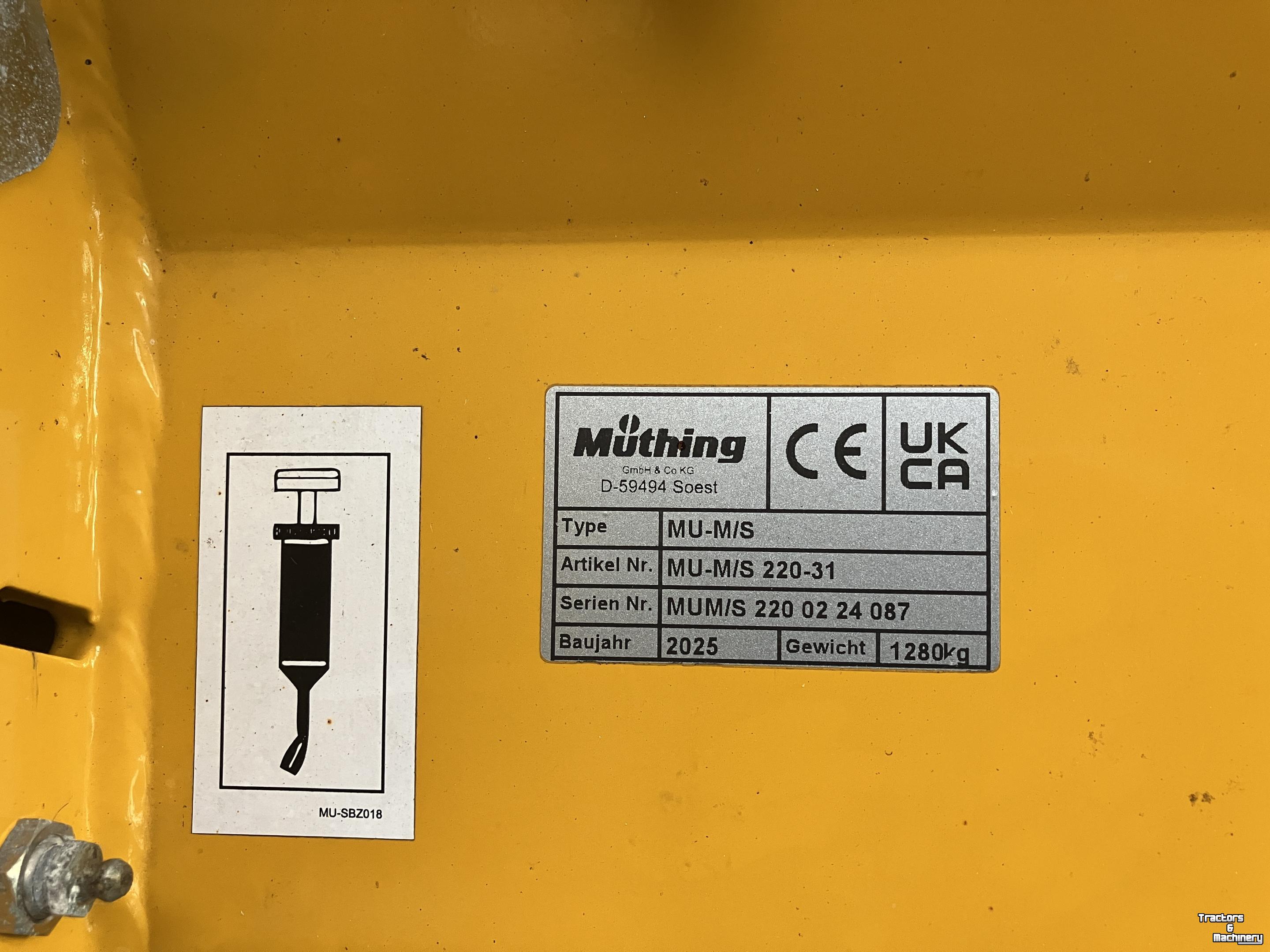 Rotobroyeur Müthing MU-M/S 220-31