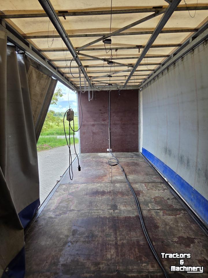 Remorque à bâche pour transport / Remorque de récolte trainé  Onbekend VD Beucken oogstwagen