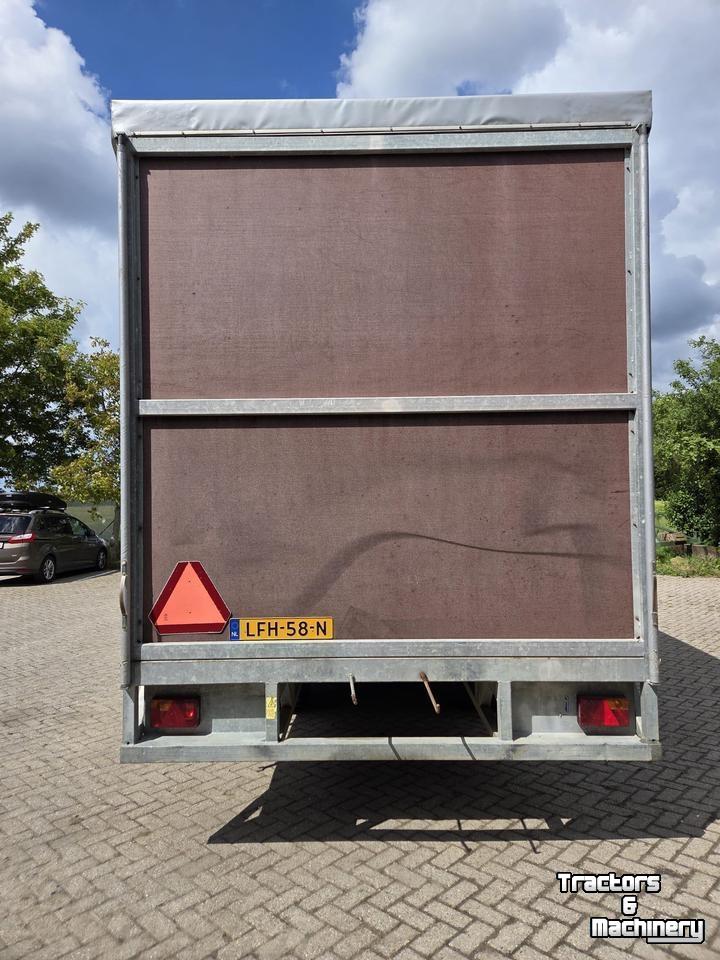 Remorque à bâche pour transport / Remorque de récolte trainé  Onbekend VD Beucken oogstwagen