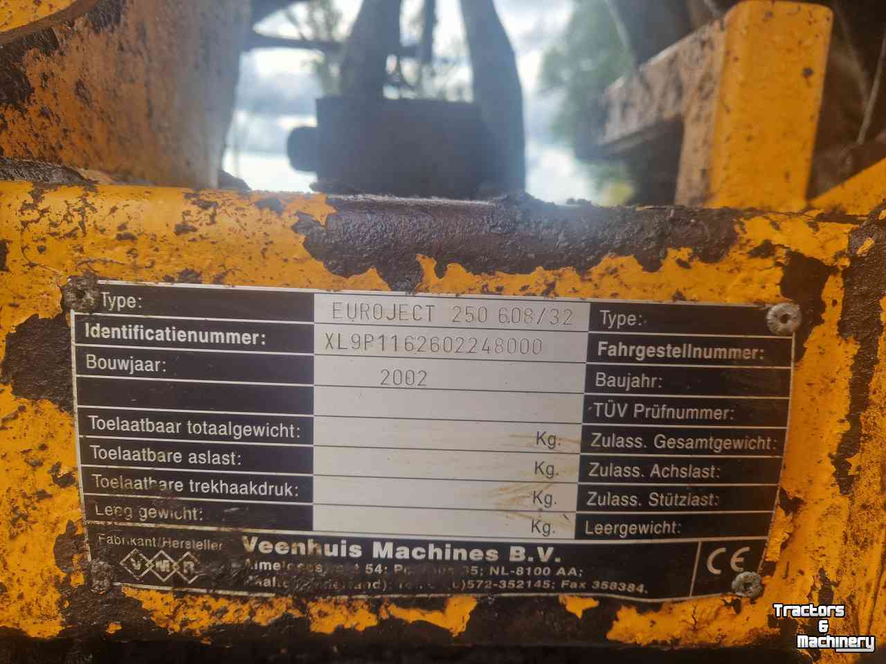 Injecteur de prairie Veenhuis Euroject 250 6.08/32