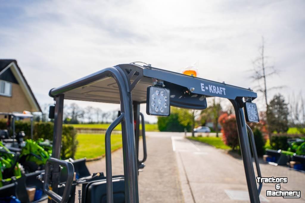 Chargeuse sur pneus E-Kraft E1000 Elektrische Minishovel wiellader