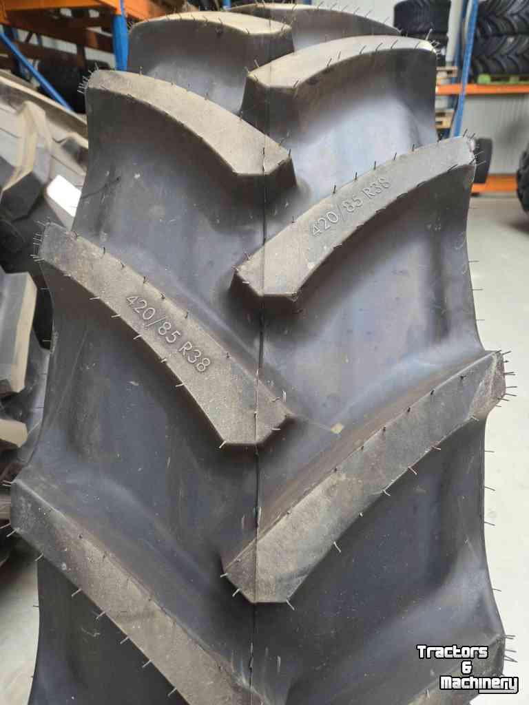 Roues, Pneus, Jantes, Barillets Jumelage Mitas 420/85R38 AC85 eerste montage