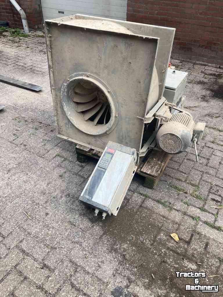 Stockage en bunker  Slakkenhuisventilator
