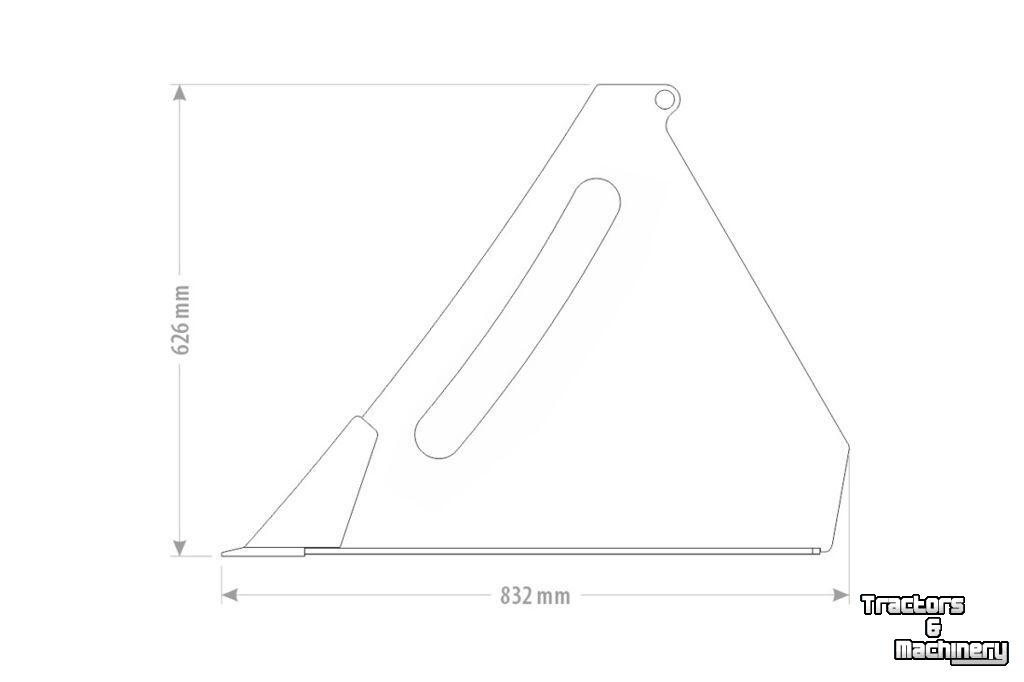Godet de chargeur frontal Qmac GRONDBAK 1.10 COMPACT H63CM