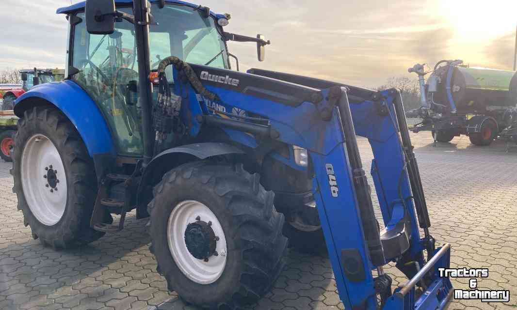 Tracteurs New Holland T 5.105 + Quicke Frontlader Q46