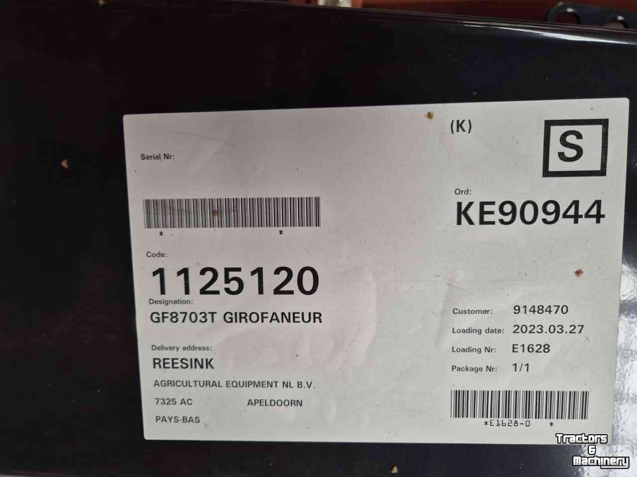 Faneur Kuhn GF 8703T schudder OVERJARIG!