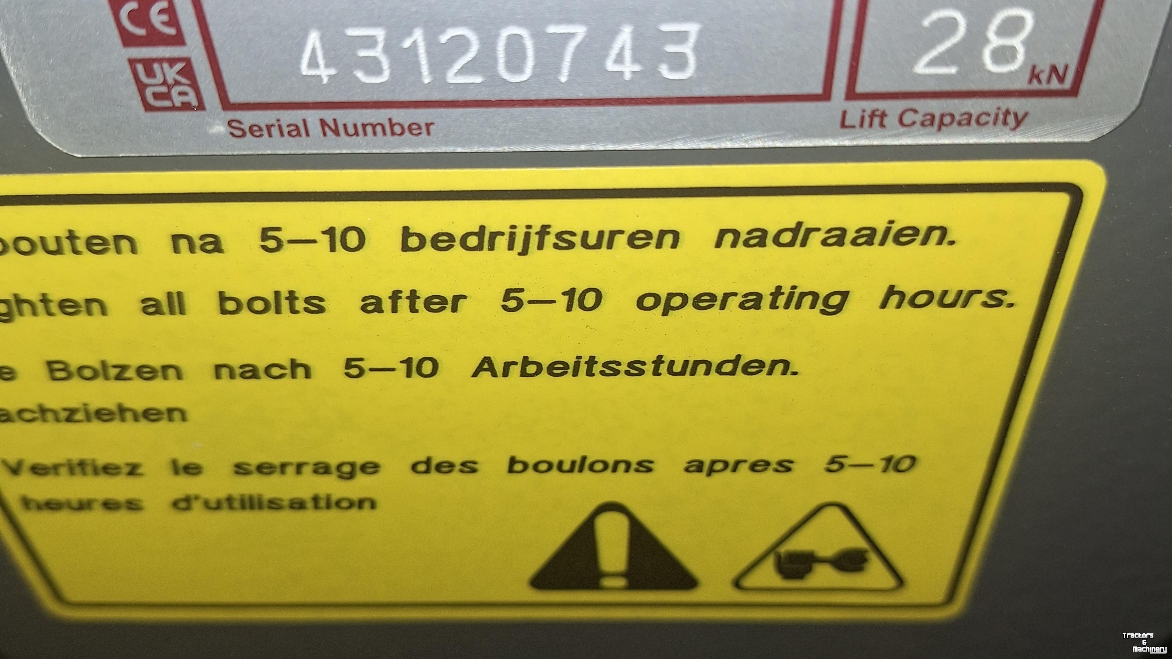 Chargeur frontal Zuidberg ZUIDBERG 28  KN ZUIDBERG FRONTHEF MF 5S SERIE