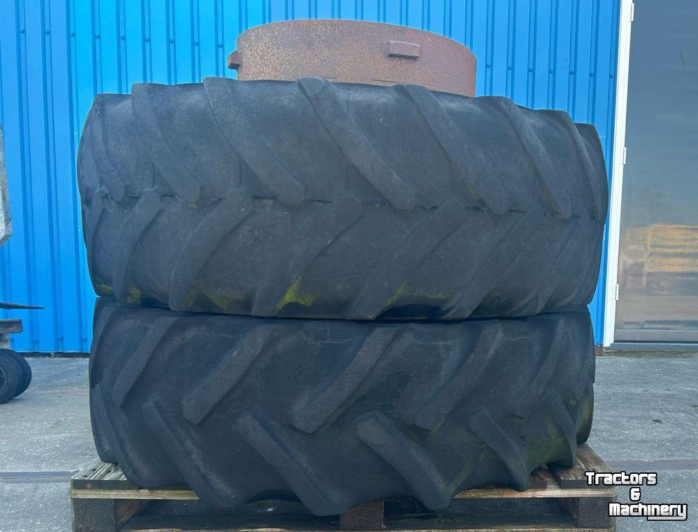 Roues, Pneus, Jantes, Barillets Jumelage Michelin Dubbelwiel passend aan 25 Inch velg+haak