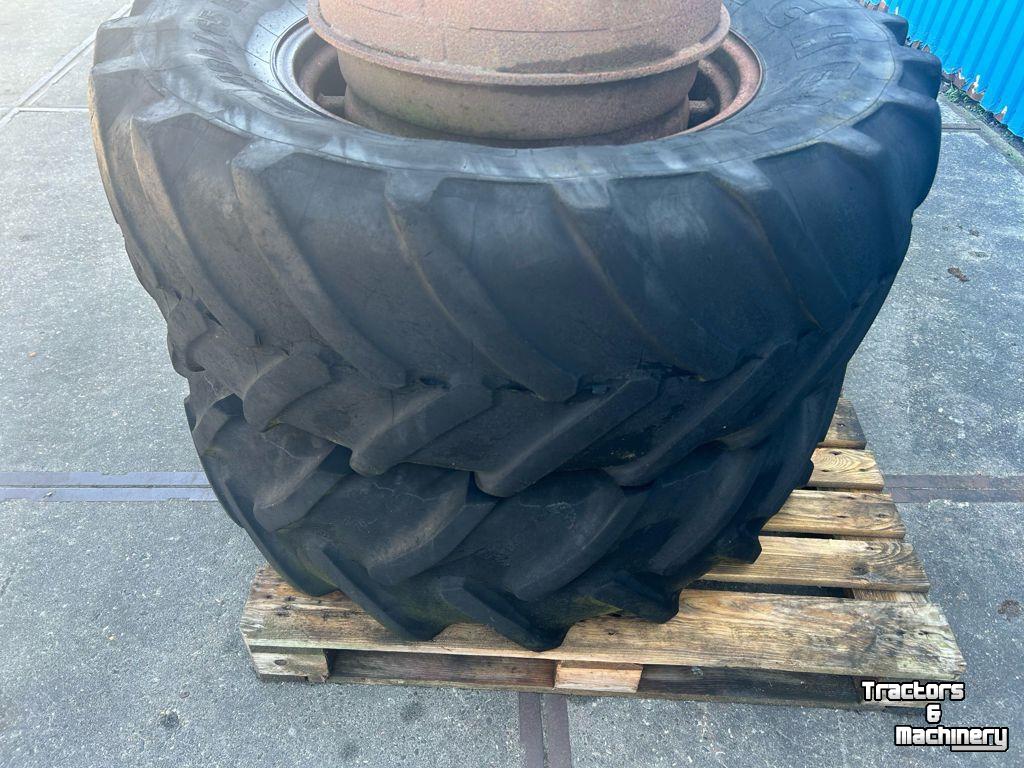 Roues, Pneus, Jantes, Barillets Jumelage Michelin Dubbelwiel passend aan 25 Inch velg+haak