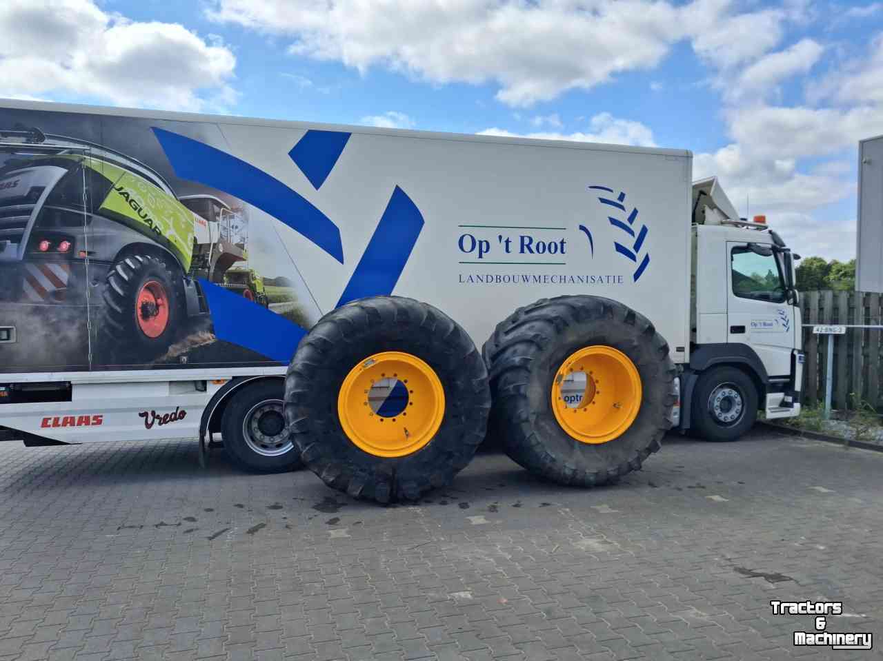 Roues, Pneus, Jantes, Barillets Jumelage Michelin Mega X Bib 1050/50r32 op velg
