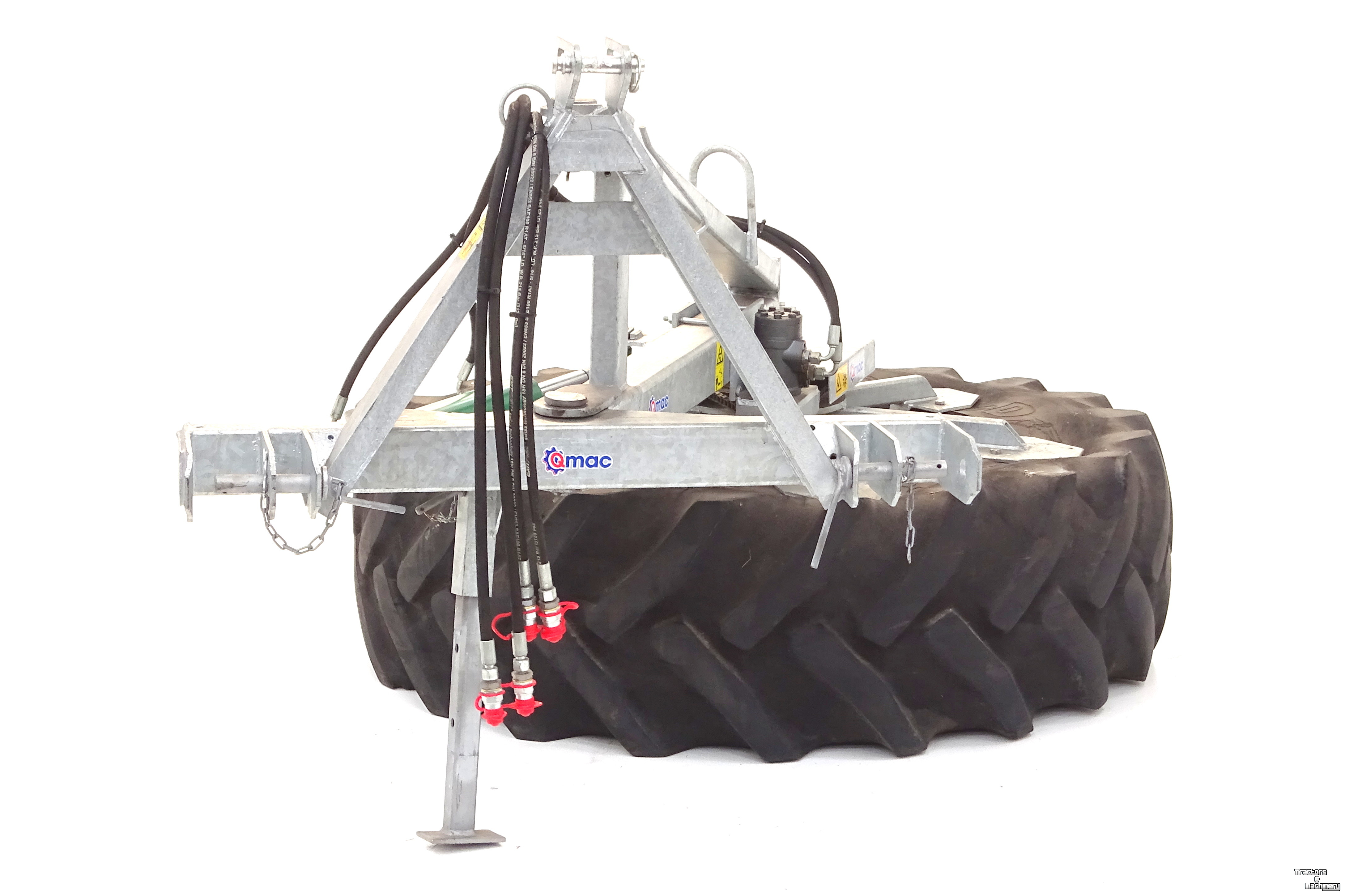 Pousse fourrage à pneu Qmac VBV120H Voerbandveger / Voerveegband