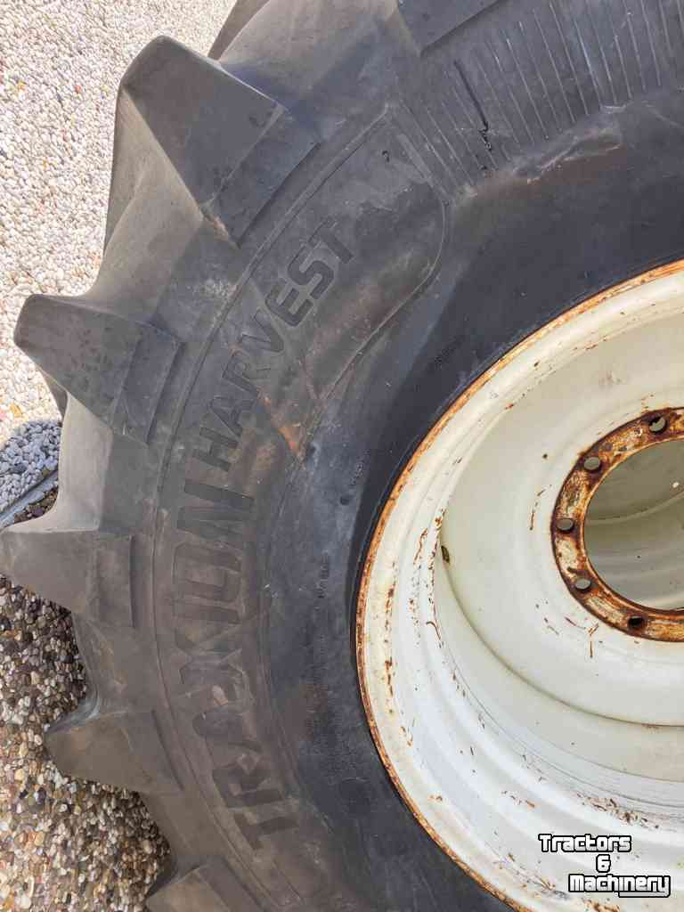 Roues, Pneus, Jantes, Barillets Jumelage Vredestein Set TRAXION HARVEST 800/65R32 compleet op Velg aansluiting 280/335/10gaats