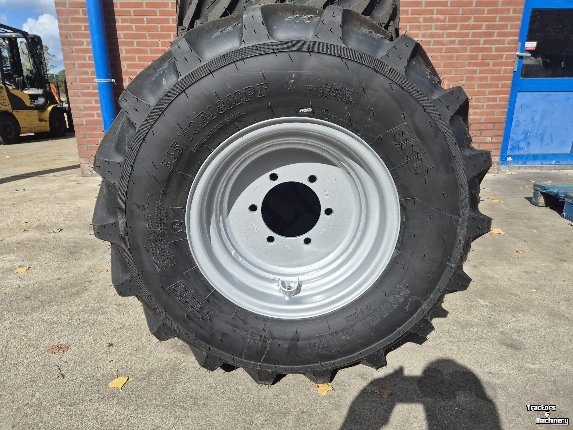 Roues, Pneus, Jantes, Barillets Jumelage BKT 365/70R18