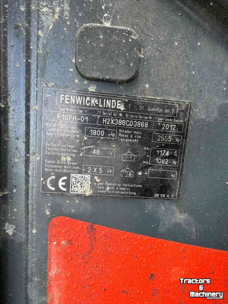 Chariot élévateur Linde E18PH