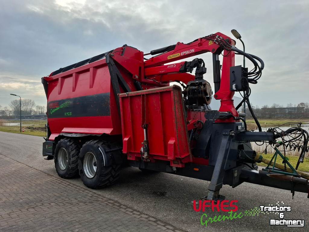 Broyeur de bois Greentec 952/20 Chipper combi / Snippercombi / Versnippercombi met Palfinger C60F86 houtkraan