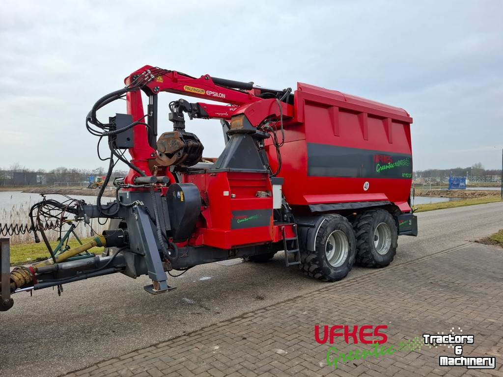 Broyeur de bois Greentec 952/20 Chipper combi / Snippercombi / Versnippercombi met Palfinger C60F86 houtkraan