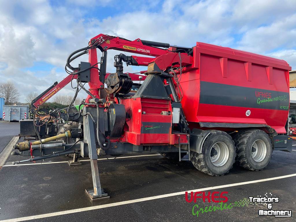 Broyeur de bois Greentec 952/20 Chipper combi / Snippercombi / Versnippercombi met Palfinger C60F86 houtkraan